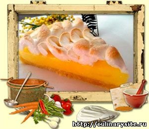 Итальянский лимонный пирог с меренгой
