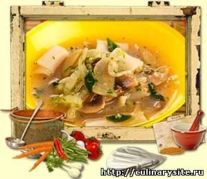 Суп овощной по-китайски