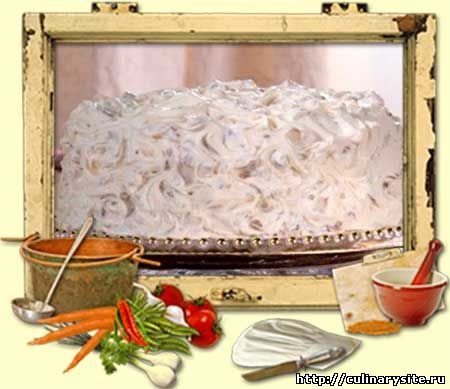 Свадебный бисквитный торт