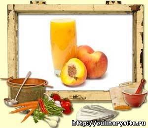 Польза персикового сока