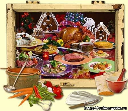 Выбор продуктов и блюд для новогоднего стола